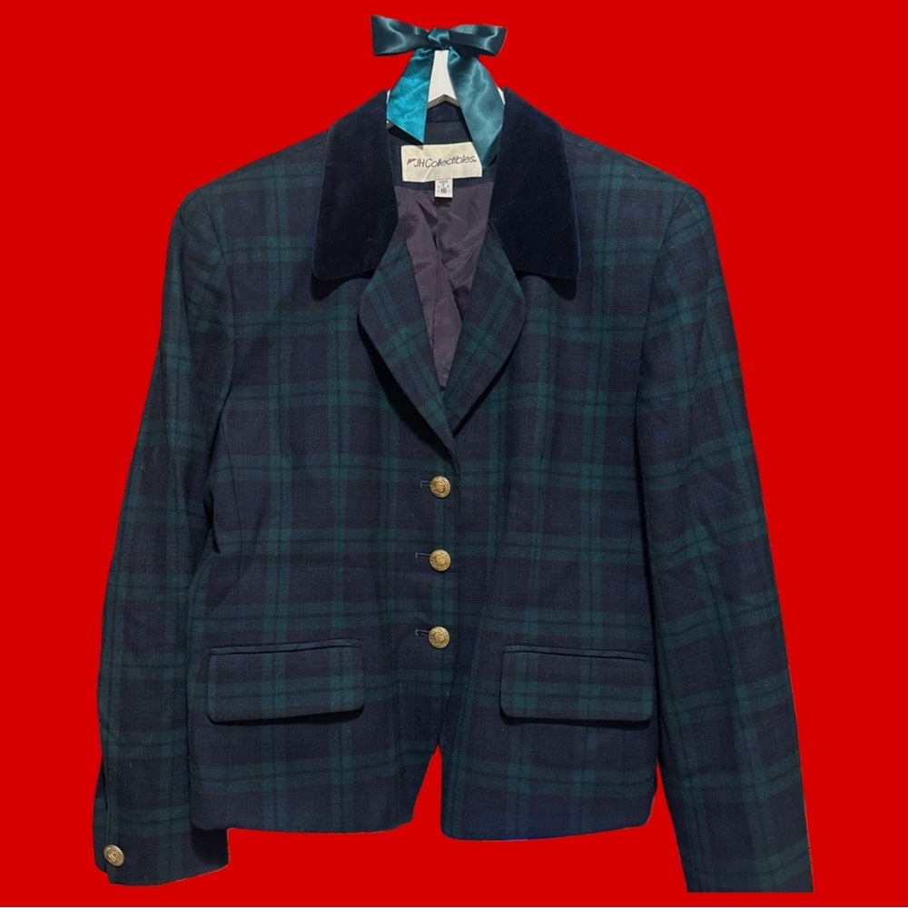 Vintage Tartan Blazer